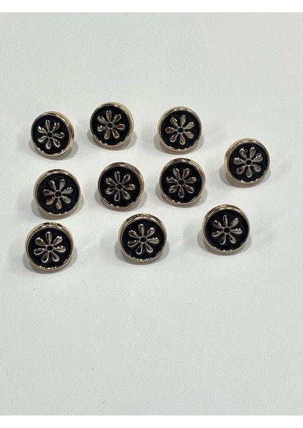 Bluz Gömlek Düğmesi/metalize(Plastik) Düğme / 10 Lu Set / 1 cm fırsatları