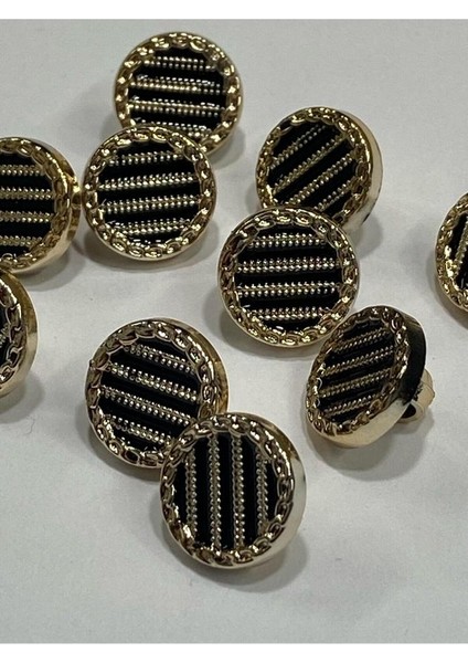 Bluz Gömlek Düğmesi/metalize(Plastik) Düğme / 10 Lu Set / 1 cm fiyatları