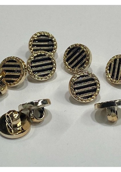 Bluz Gömlek Düğmesi/metalize(Plastik) Düğme / 10 Lu Set / 1 cm fırsatları
