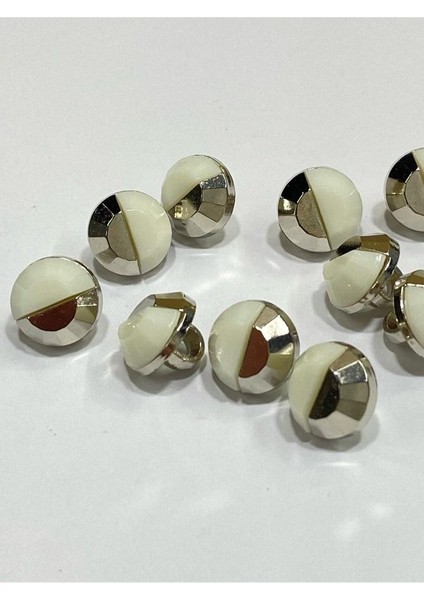 Bluz Gömlek Düğmesi/metalize(Plastik) Düğme / 10 Lu Set / 1 cm fiyatları