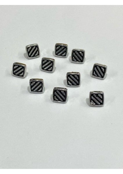 Bluz Gömlek Düğmesi/metalize(Plastik) Düğme / 10 Lu Set / 1 cm