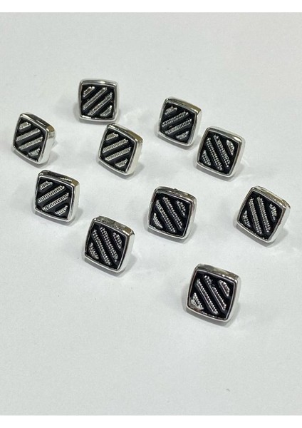 Bluz Gömlek Düğmesi/metalize(Plastik) Düğme / 10 Lu Set / 1 cm fiyatları