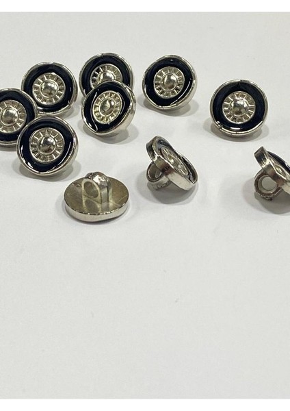 Bluz Gömlek Düğmesi/metalize(Plastik) Düğme / 10 Lu Set / 1 cm fırsatları