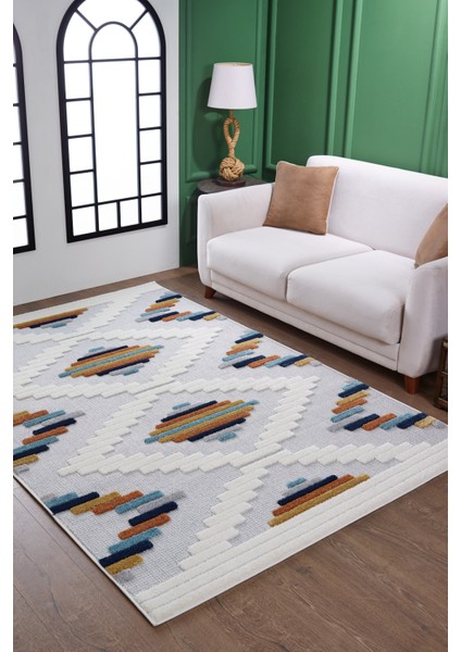 Quincey Bukleli Yumuşak Peluş Post Shaggy Krem Çocuk Odası Oturma Odası Salon Mutfak Halısı