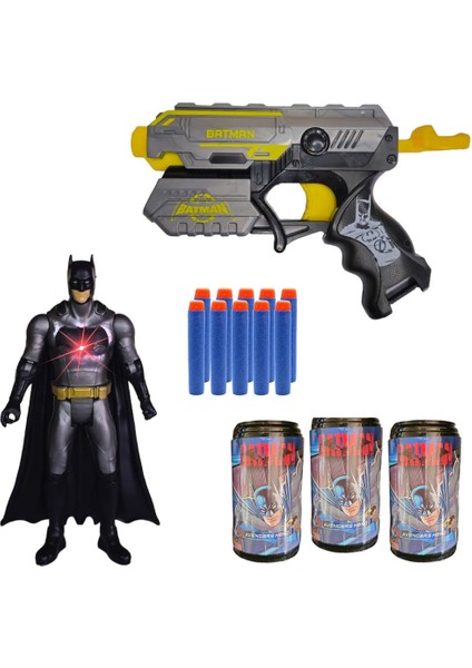 Prestij Oyuncak Prestij Bvm Oyuncak Hedefli Soft Mermili Batman Figürlü Dart Atan FAB.9518