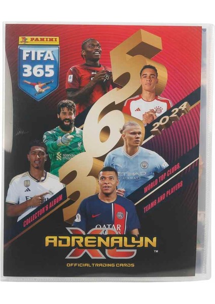 Open Home Panini Adrenalyn Fifa 365 - 2024 Tcg Mega Başlangıç Paketi Futbolcu Kartları Dergi Albümü