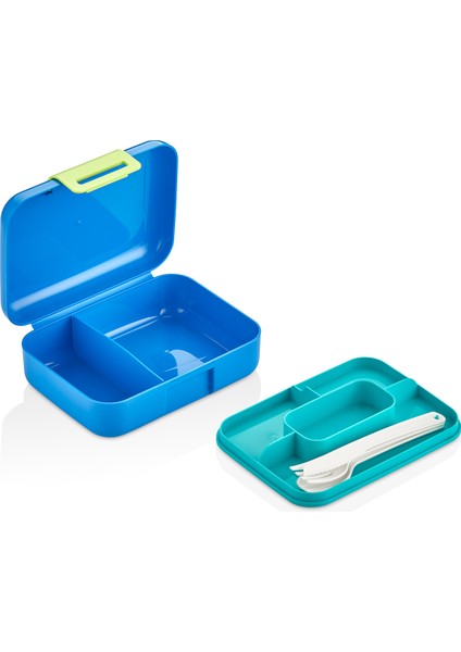 Design Kendinden Kaşıklı 5 Bölmeli 2 Katlı Beslenme Kutusu modelleri