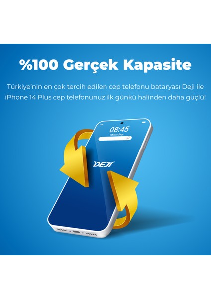 iPhone 14 Plus Uyumlu Mucize Batarya - Orijinal Mah Kapasite fiyatları