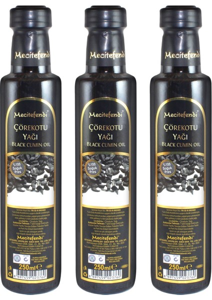 Çörek Otu Yağı 250CC 3lü