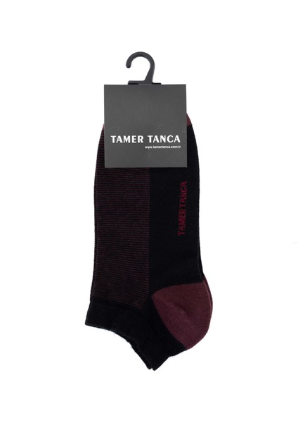 Erkek Pamuklu Siyah Çorap 855 Spr 0008 Erk Crp 40-45 2lı Set Sıyah/bordo