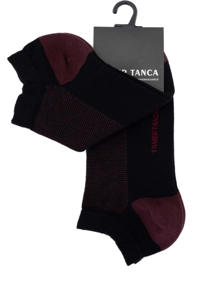 Erkek Pamuklu Siyah Çorap 855 Spr 0008 Erk Crp 40-45 2lı Set Sıyah/bordo