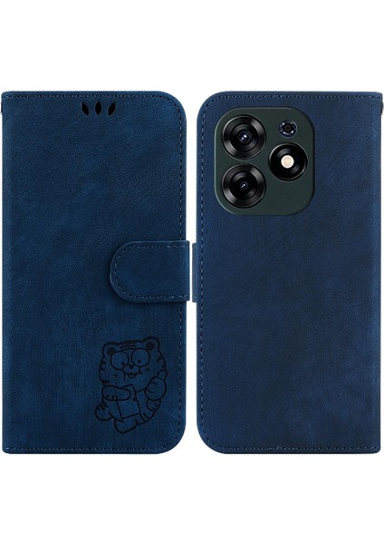 Tecno Spark 10 Pro Için Kılıf Cüzdan Kılıf Flip Folio Tutucu Kapak Kabartmalı (Yurt Dışından)