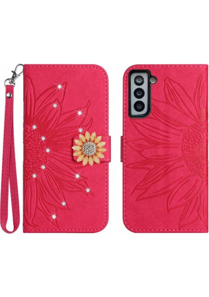Samsung Galaxy S21 Fe Telefon Kılıfı Için Kılıf Kart Tutucu Pu Deri Flip Tpu (Yurt Dışından)