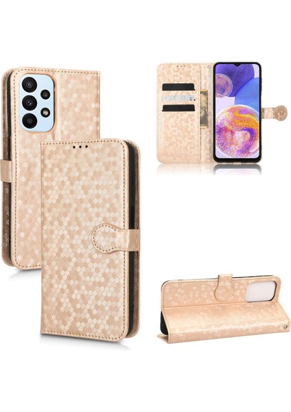 Samsung Galaxy A23 4g Deri Cüzdan Kapak Manyetik Toka (Yurt Dışından)