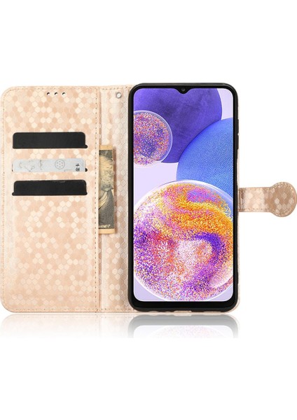 Samsung Galaxy A23 4g Deri Cüzdan Kapak Manyetik Toka (Yurt Dışından)