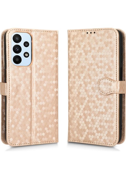 Samsung Galaxy A23 4g Deri Cüzdan Kapak Manyetik Toka (Yurt Dışından)