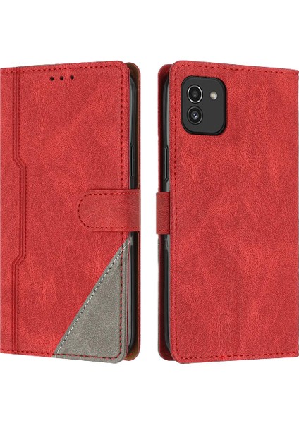 Samsung Galaxy A03 Cüzdan Pu Deri Handy Standı Manyetik (Yurt Dışından)