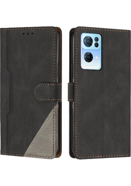 Oppo Için Kılıf Oppo 7 Pro 5g Manyetik Kapatma Handy Standı Kart Yuvaları Pu (Yurt Dışından)