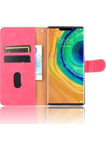 Huawei Mate 30 Için Kılıf Pro Kart Ekleme Deri Folio Flip Case ile (Yurt Dışından)