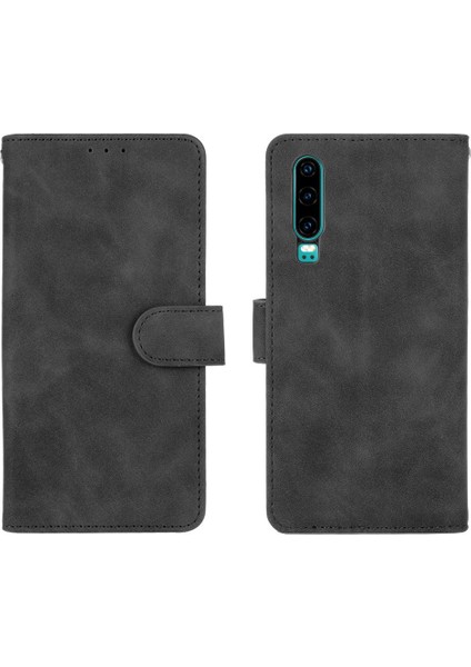 Kart Tutucu Kickstand Koruyucu Kapak Kartı ile Huawei P30 Için Kılıf (Yurt Dışından)
