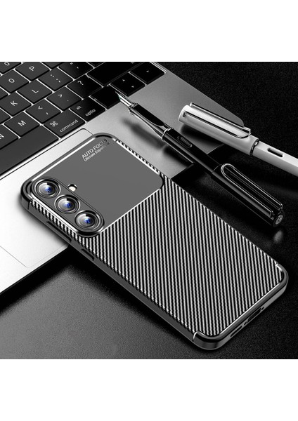 Galaxy A55 Kılıf Negro Silikon Kapak Siyah