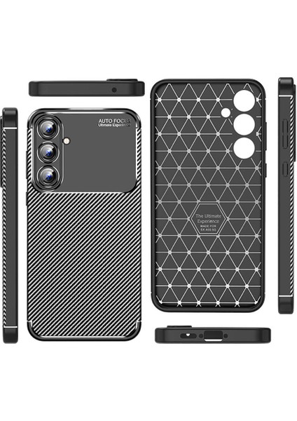 Galaxy A55 Kılıf Negro Silikon Kapak Siyah