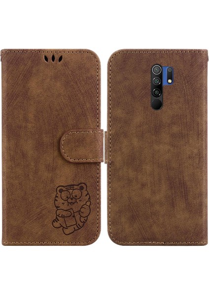 Xiaomi Redmi 9 Başbakan Kart Cep Flip Folio Cüzdan Kılıf Tutucu (Yurt Dışından)