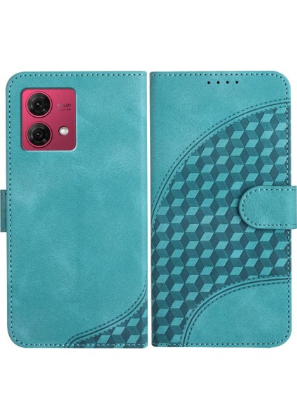 Motorola Moto G84 5g Darbeye Deri Kılıf Manyetik Kart Tutucu (Yurt Dışından)