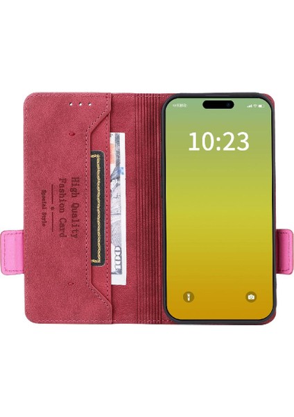Kart Tutucu Kickstand ile iphone 15 Pro Max Koruyucu Kapak (Yurt Dışından)