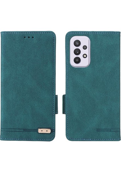 Samsung Galaxy A33 5g Tam Koruma Deri Için Kılıf Folio Flip Case (Yurt Dışından)