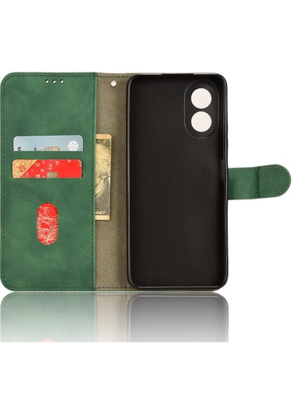 Oppo A38 4g Deri Için Kılıf Kart ile Folio Flip Case Koruyucu Kapak (Yurt Dışından) modelleri