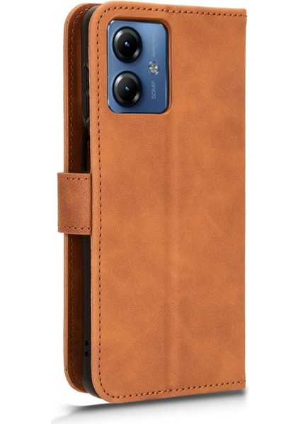 Motorola Moto G14 4g Deri Folio Flip Case Kart Ekleme Için Kılıf (Yurt Dışından) indirimleri