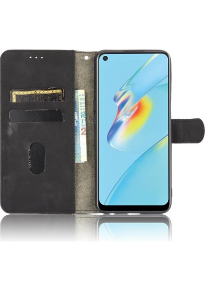 Oppo A54 4g Deri Için Kılıf Folio Flip Case Koruyucu Kapak ile Tam (Yurt Dışından) modelleri