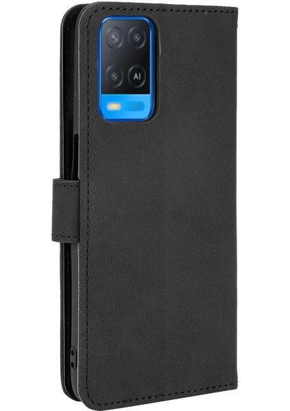 Oppo A54 4g Deri Için Kılıf Folio Flip Case Koruyucu Kapak ile Tam (Yurt Dışından) indirimleri