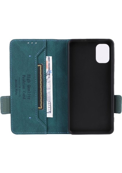 Nokia C02 Deri Folio Flip Case Için Kılıf Tam Koruma Koruyucu (Yurt Dışından)