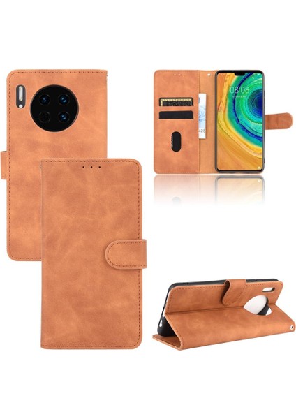 YH Market Huawei Mate 30 Için Kılıf Koruyucu Kapak Deri Folio Flip Case Kart (Yurt Dışından)