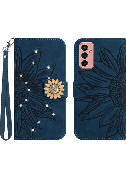 Samsung Galaxy M23 5g Telefon Kılıfı Için Kılıf Kart Tutucu Pu Deri Flip Kapak (Yurt Dışından)