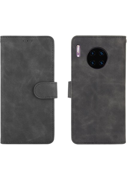 Huawei Mate 30 Için Kılıf Pro Kart Ekleme Deri Folio Flip Case ile (Yurt Dışından)