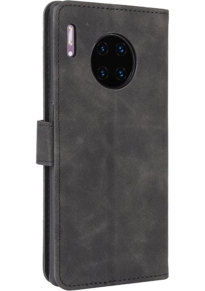 Huawei Mate 30 Için Kılıf Pro Kart Ekleme Deri Folio Flip Case ile (Yurt Dışından)