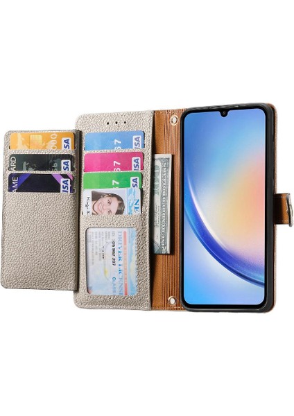Samsung A34 5g Aşk Deri Kılıf Cüzdan Kordon Fermuar (Yurt Dışından) modelleri