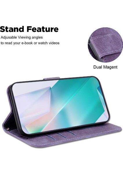 YH Market Samsung Galaxy A03 Çekirdek Cüzdan Kılıf Tutucu Kapak Flip Folio Kart (Yurt Dışından)