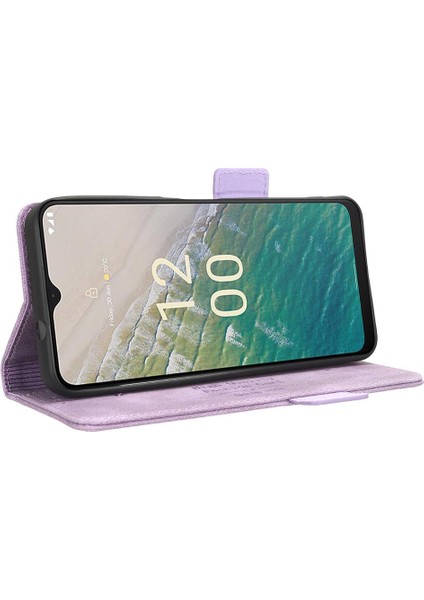 Nokia C32 Deri Folio Flip Case Için Kılıf Tam Koruma Koruyucu (Yurt Dışından)