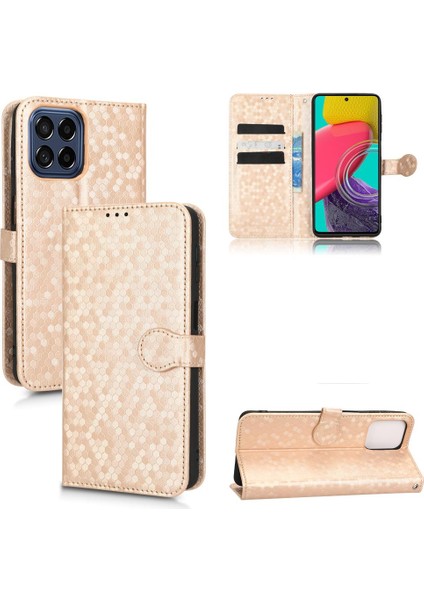 Samsung Galaxy M33 5g Için Geometrik Desen Manyetik Toka Deri (Yurt Dışından) fırsatları