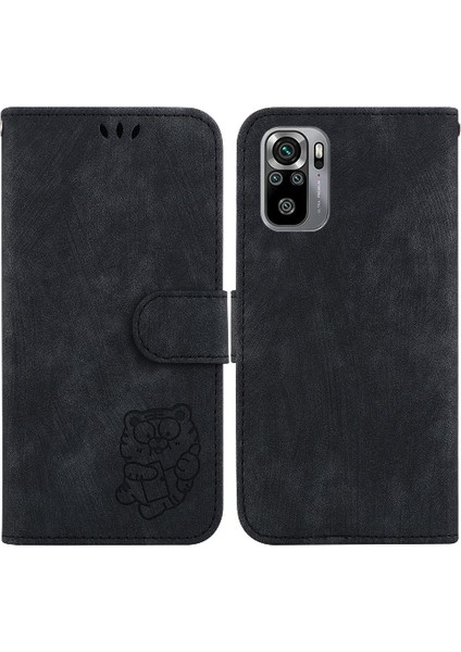 Xiaomi Poco Case Kabartmalı Sevimli Kaplan Flip Folio Tutucu Kapak Kılıf (Yurt Dışından)