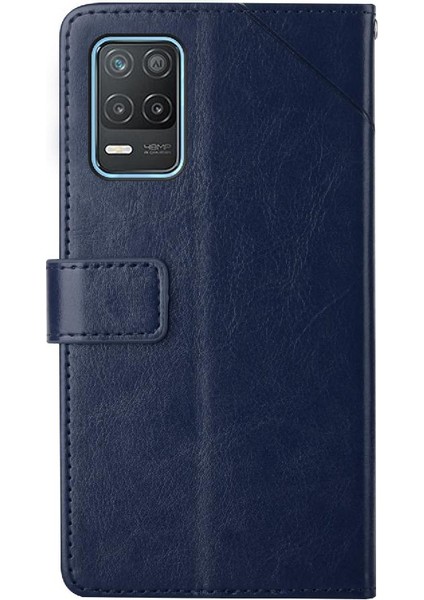 Realme 8 5g Telefon Kılıfı Için Kılıf Deri Cüzdan Kapak Çevirin Kitap Katlanır Tpu (Yurt Dışından)
