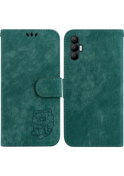 Tecno Spark 8 Pro Için Kılıf Kart Cep Cüzdan Kılıf Flip Folio Tutucu Kapak (Yurt Dışından)