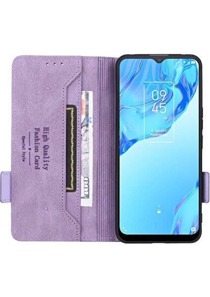 YH Market Tcl 20B Tam Koruma Koruyucu Kapak Deri Için Kılıf Folio Flip Case (Yurt Dışından)