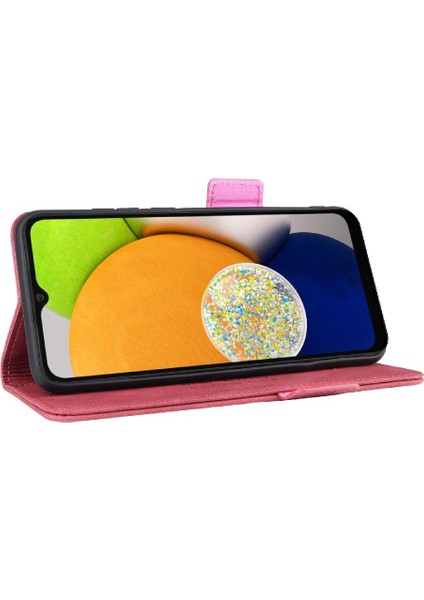 Kart Tutucu Kickstand Koruyucu Kapak ile Samsung Galaxy A03 Için Kılıf (Yurt Dışından) fırsatları