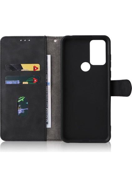 Kart ile Tcl 30SE Koruyucu Kapak Deri Folio Flip Case Için Kılıf (Yurt Dışından)