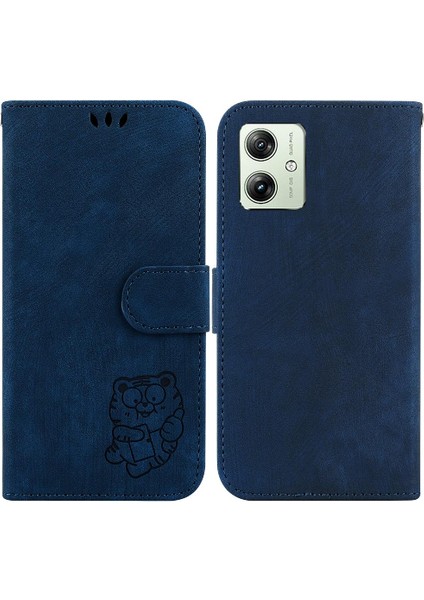 Motorola Moto G54 5g Için Kılıf Cüzdan Kılıf Tutucu Kapak Flip Folio Kart (Yurt Dışından)